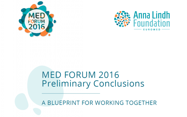 Conclusiones del MedForum2016 y del Diálogo 5+5