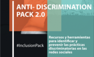 Publicado el resultado final del proyecto ANTI-DISCRIMINATION PACK 2.0: recursos y herramientas para luchar contra la discriminación online