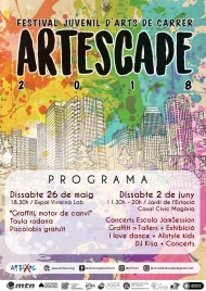 Artixoc presenta la 13º edició de ARTESCAPE : festival juvenil d'arts de carrer