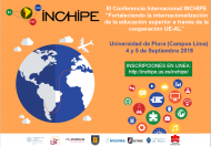 “Enfortint la internacionalització de l’educació superior mitjançant la cooperació UE-Amèrica Llatina” – conferència final del projecte INCHIPE del grup INCOMA