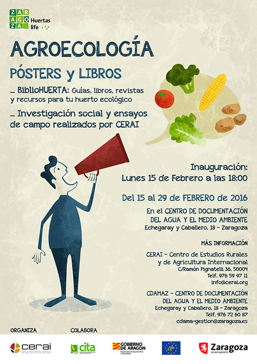 CERAI: exposición ‘Agroecología: pósteres y libros’ en Zaragoza