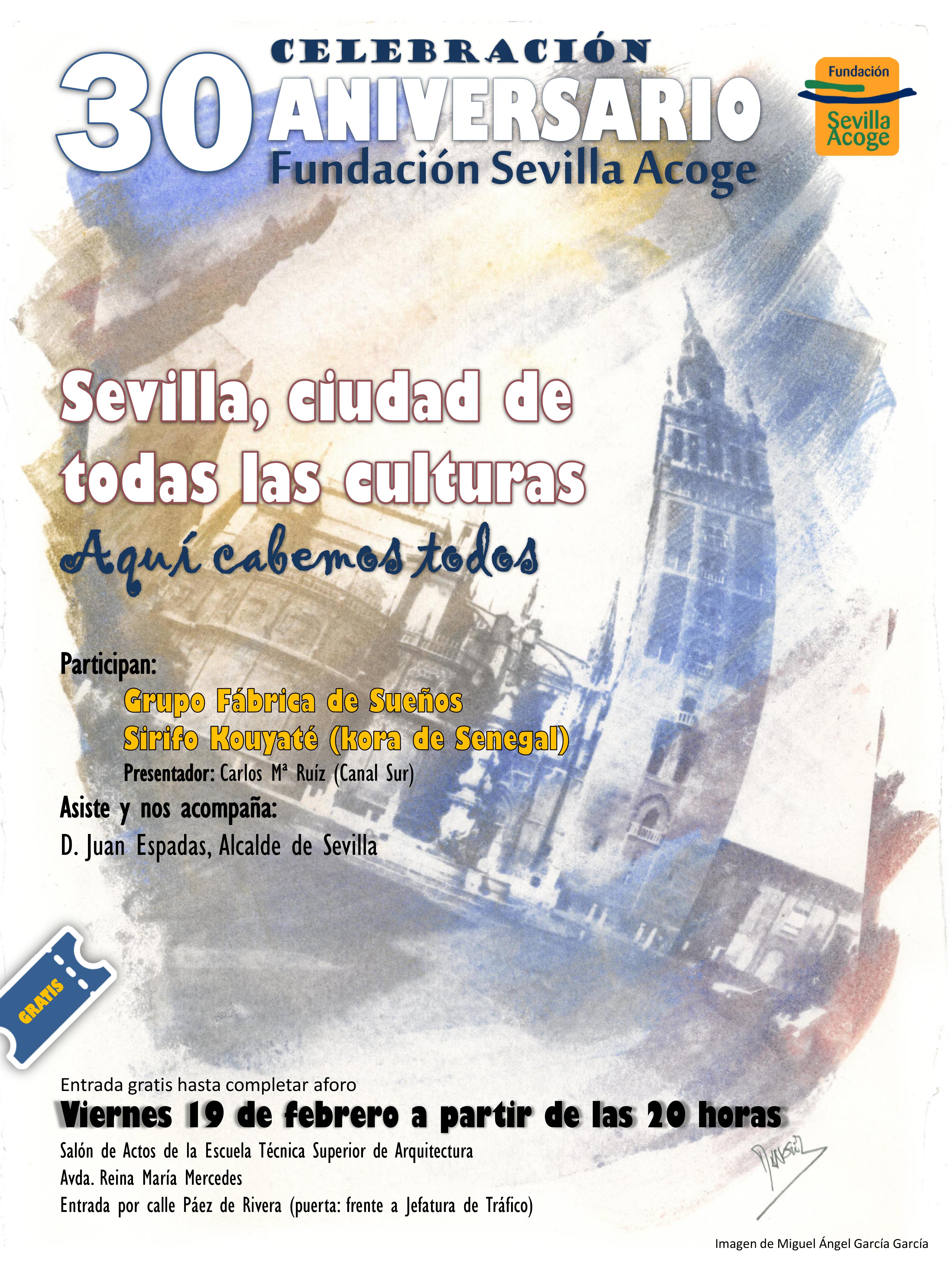 Sevilla Acoge celebra el seu 30è aniversari