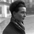 Homenatge a Simone de Beauvoir a Barcelona