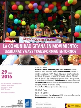 Centre Dona i Literatura: ‘La comunidad gitana en movimiento: lesbianas y gays transforman entornos’