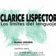 Conferència sobre Clarice Lispector i els límits del llenguatge