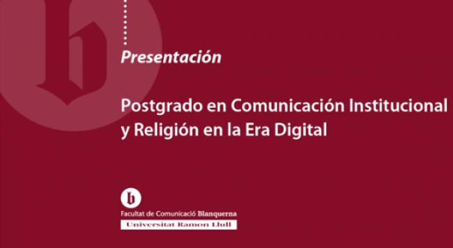 Finalitza la 3a edició del Diploma en Comunicació Institucional i Religió a l'Era Digital