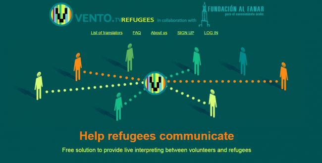 VentoRefugees: Una nueva herramienta de traducción para ayudar a los refugiados