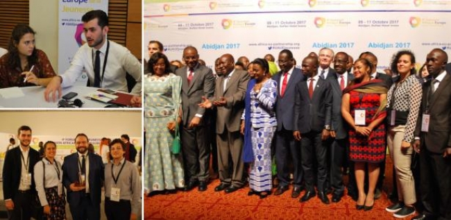 Los jóvenes embajadores de Young Med Voices trabajan en Côte d'Ivoire con líderes juveniles africanos y europeos para presentar recomendaciones para la 5ª Cumbre de Jefes de Estado de la UA-UE en noviembre