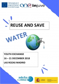 Reuse and Save Water una  iniciativa de la organización ADEFIS JUVENTUS INTERNACIONAL