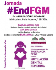 Jornada de debat Tolerància ZERO contra la MUTILACIÓ Genital FEMENINA