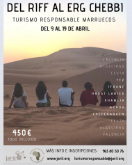 Del Riff al Erg Chebbi. Turismo Responsable en Marruecos