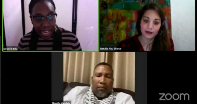 Conversaciones sobre el apartheid entre Mandla Mandela y Desirée Bela