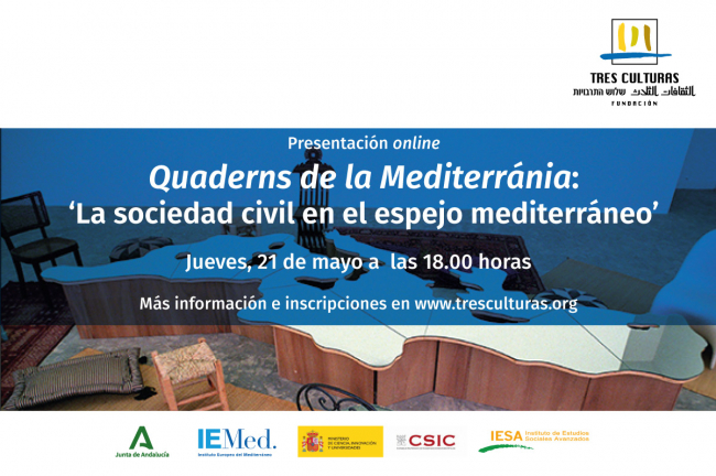 Quaderns de la Mediterránia: ‘La sociedad civil en el espejo mediterráneo’