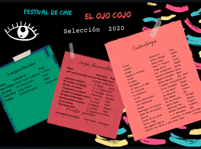 Ojo Cojo publica los Filmes seleccionados para su Festival de cine