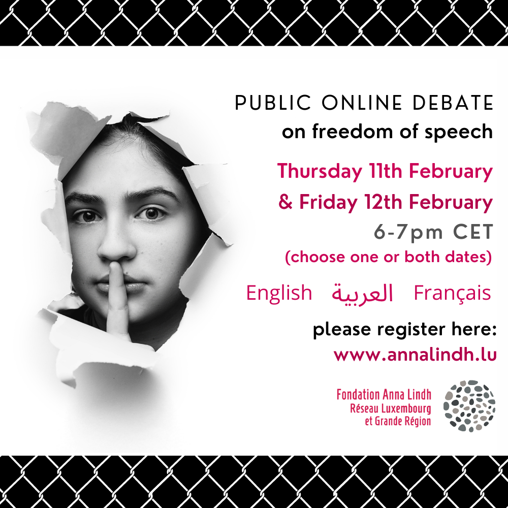Debate público sobre la Libertad de Expression