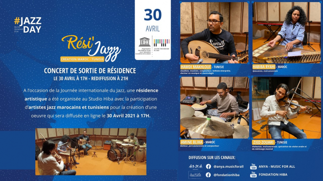 Revive el concierto de jazz de la Oficina de la Unesco para el Maghreb