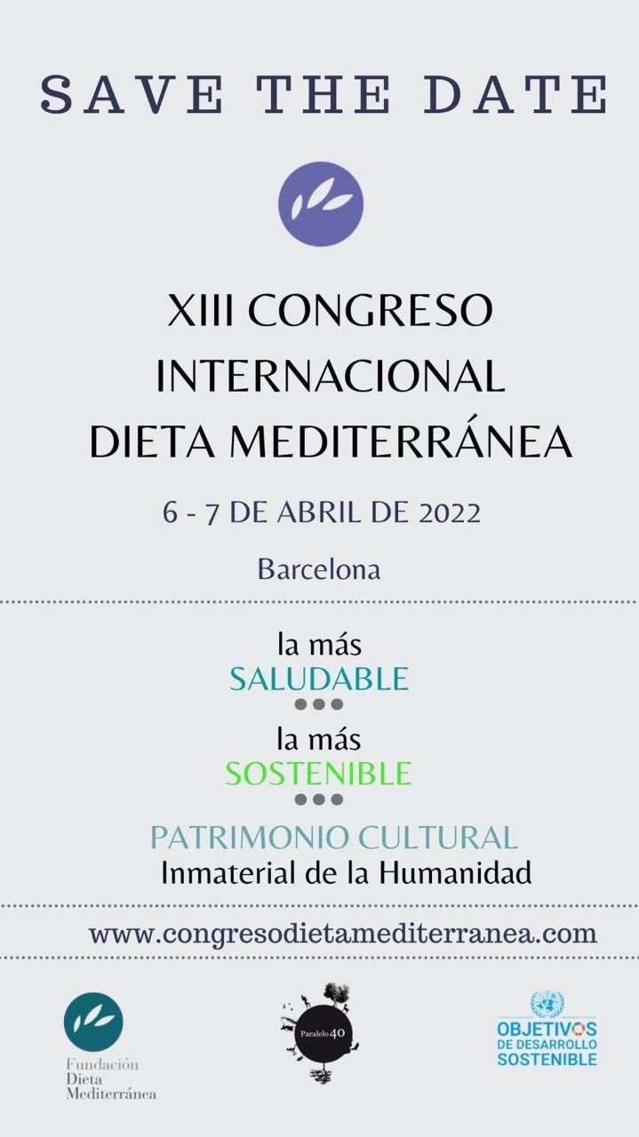  XIII Congreso internacional sobre la dieta mediterránea 