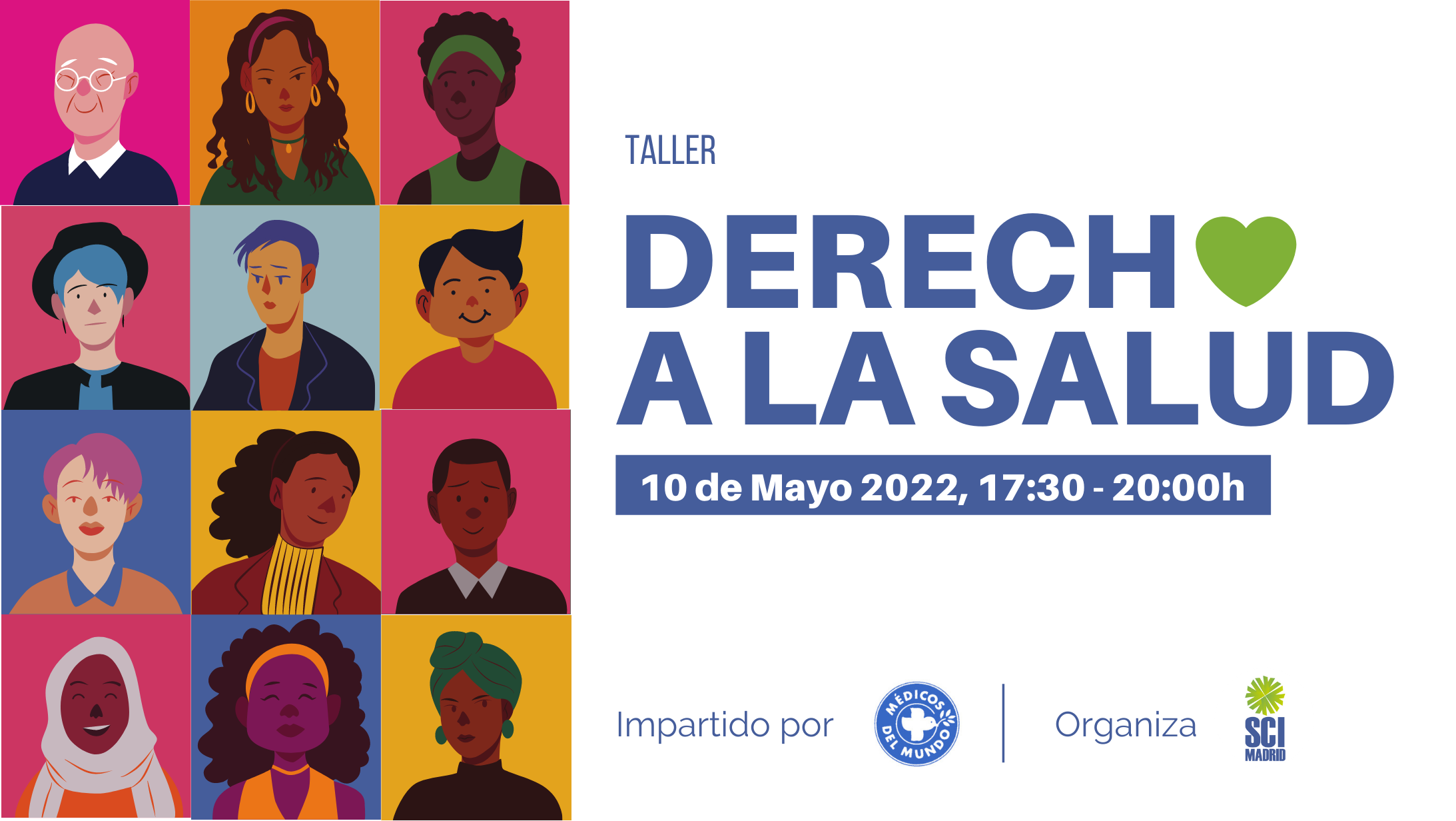 Participa en el Taller de SCI Madrid: ¡DERECHO A LA SALUD!