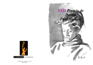 Convocatoria abierta para la XXIV edición del Premio de Poesía Paul Beckett 